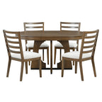 Round Dining Table Set For 4 With Chairs