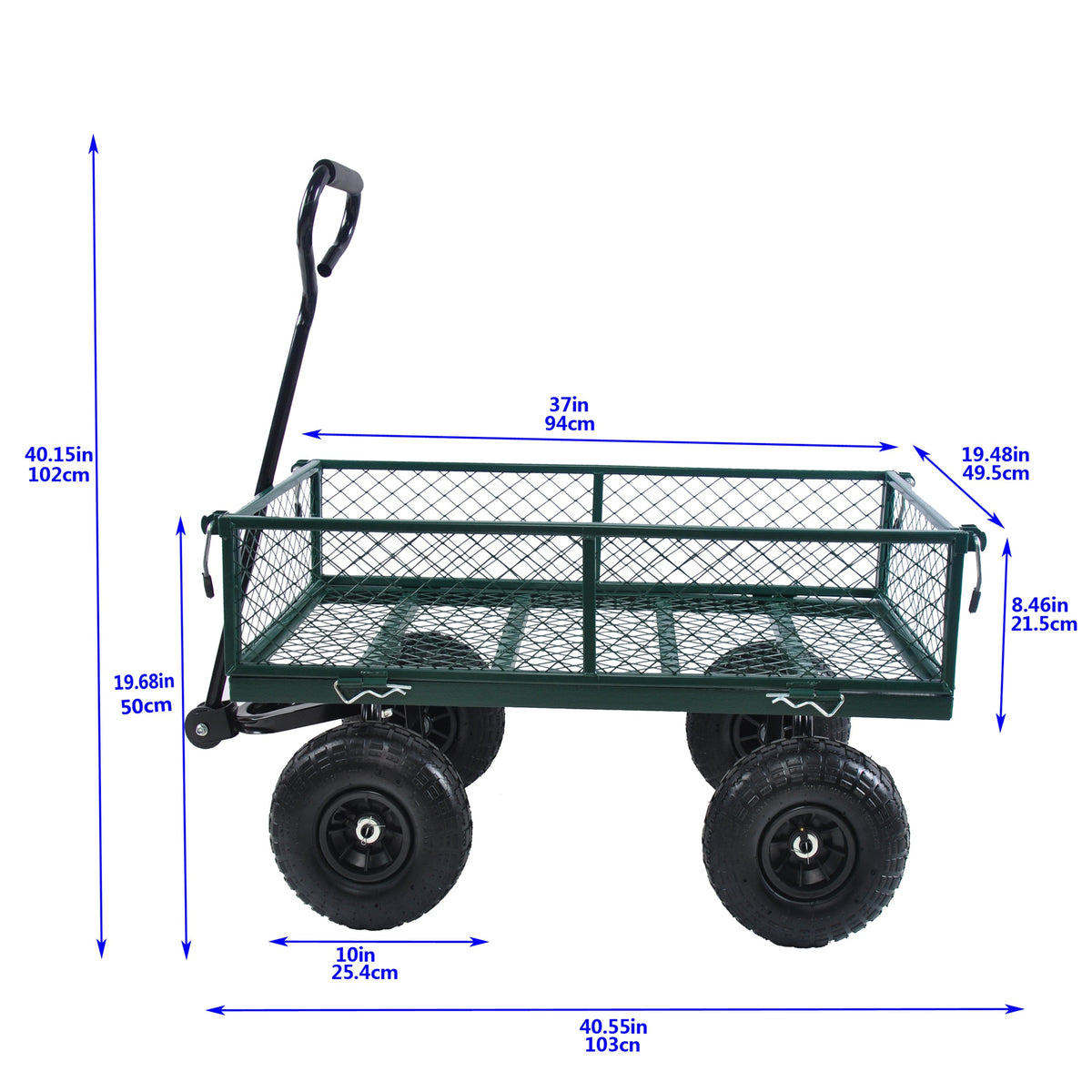 Wagon Cart Garden Cart Trucks in Green