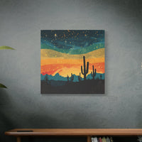Rustic Western Scene Canvas Wall Art
