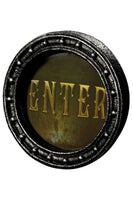 Large Lenticular 3D Enter Death Awaits Changing Sign Halloween Decor Prop