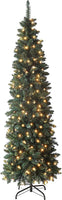 6.5ft Pre-lit Pencil Christmas Tree, Warm White