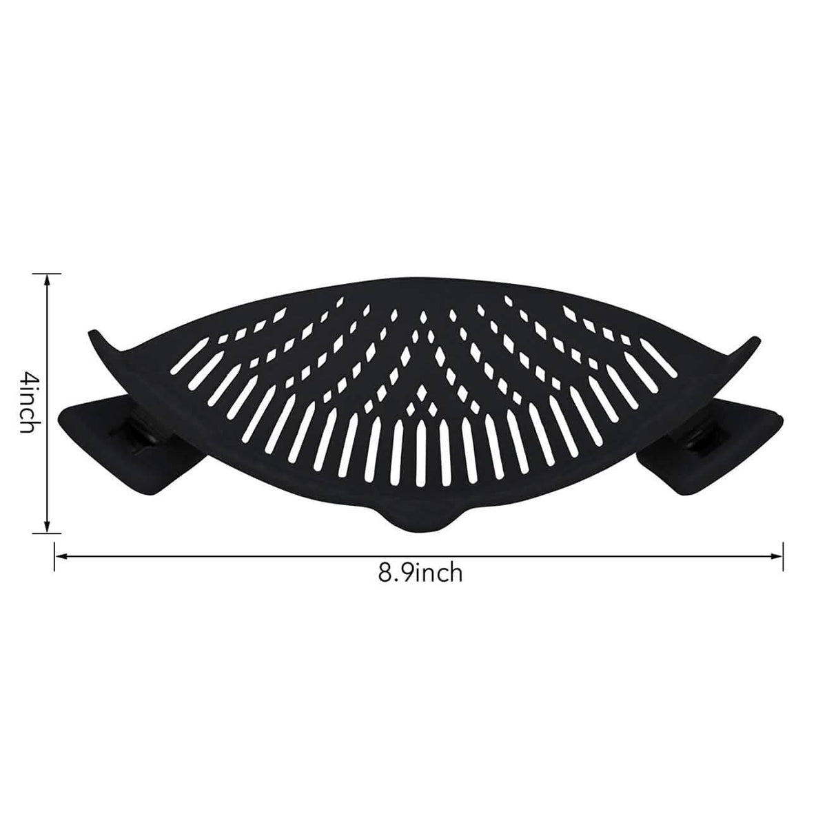 2-Pack: Easy Snap On Heat Resistance Silicone Kitchen Strainer