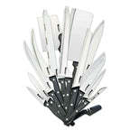 20-Piece: Ronco Full-Tang Handle Professional Kitchen Knife Set