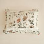 DaDalogy Enchanted Meadow Floral Quilt Set - Beige Rose Green