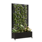 Metal Planter Box with Trellis, 73' x 35' x 16" Raised Garden Bed