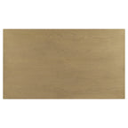 55.1' Wood Coffee Table with Black Legs and Open Storage Shelves