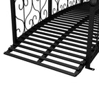 Outsunny 7' Metal Arch Garden Bridge with Safety Siderails