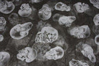 Skull Cloth Prop 30'' x 118'' Halloween Decoration