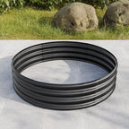2PCS 47.24" Round Raised Garden Beds for Outdoor Gardening