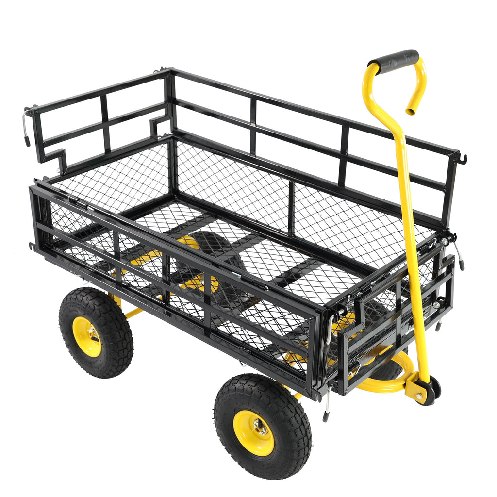 Wagon Cart Garden Cart Trucks Make Transporting Firewood Easier