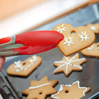 4-Pack: Kaluns Kitchen Tongs for Cooking with Silicone Spatula