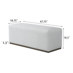 Simple and Elegant Footstool Bench