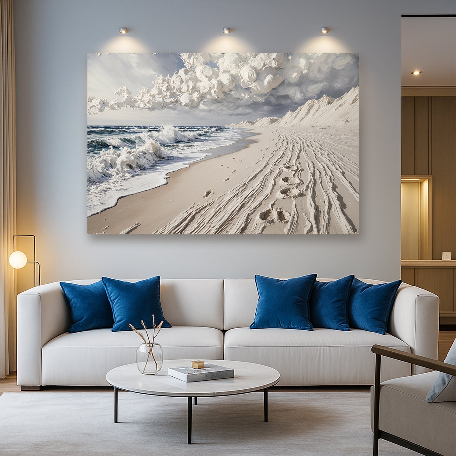 Footprints in the Sand Wall Art