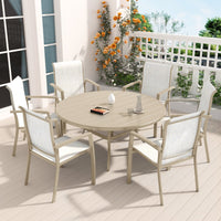 7 Pieces Patio Dining Set