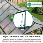 Gain Height Windproof All Season Outdoor Garden Shelter