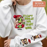 Personalized If I Can't Bring My Dog I'm Not Going AOP Sweater - Up to 5 Dogs - Christmas Gift Idea For Dog Lover