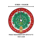 Personalized Gingerbread Christmas Tree Skirt - Gift Idea For Family - Up to 12 Member