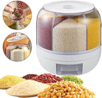 6-Grid Rotating Food Dispenser