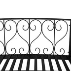 Outsunny 7' Metal Arch Garden Bridge with Safety Siderails