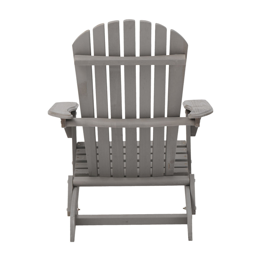 Oversize Outdoor Folding Adirondack Chair, Patio Chair For Garden