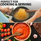5-Piece Kitchen Spatula Set - Food-Grade Heat-Resistant Cooking Tools, Non-Slip Handle Frying/Serving Spoon Utensils Combo