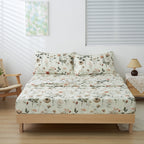 DaDalogy Enchanted Meadow Floral Microfiber Sheet Set