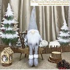 Christmas Dolls Tree Decor Standing Santa, Snowman and Reindeer Figurines  for Home Decor Birthday Gifts Merry Christmas