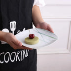 VEWEET AVIVA 30-Piece Kitchen Green Line Porcelain China Ceramic Plate Set with Dessert Plate,Soup Plate,Dinner Plate,Cup&Saucer