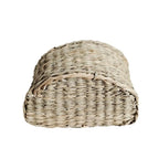 Wall Hanging Woven Basket Home Decor Rustic Straw Storage Basket Rattan Straw Woven Plant Holder House Storage Shelf