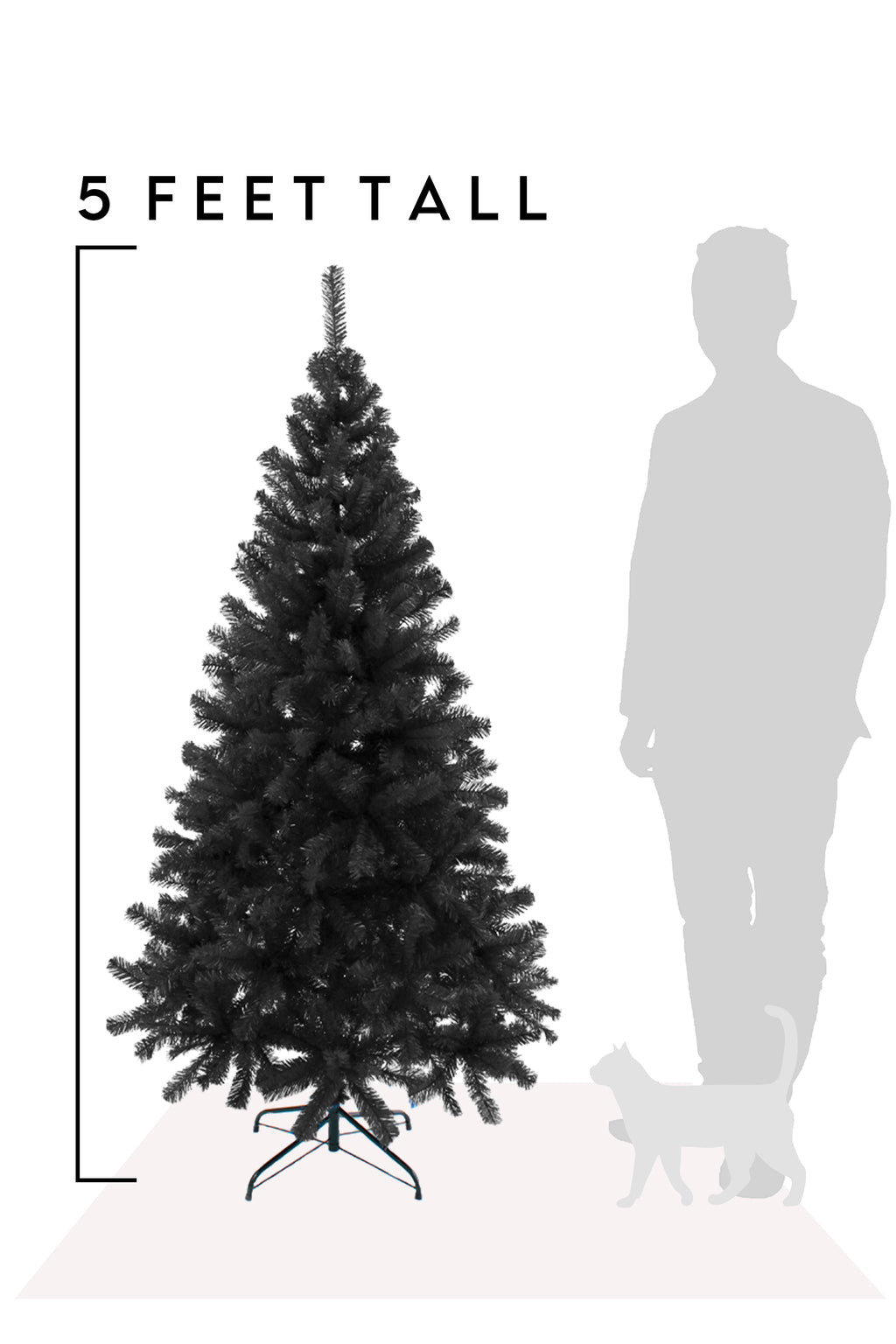 Black Canadian Pine Christmas Tree