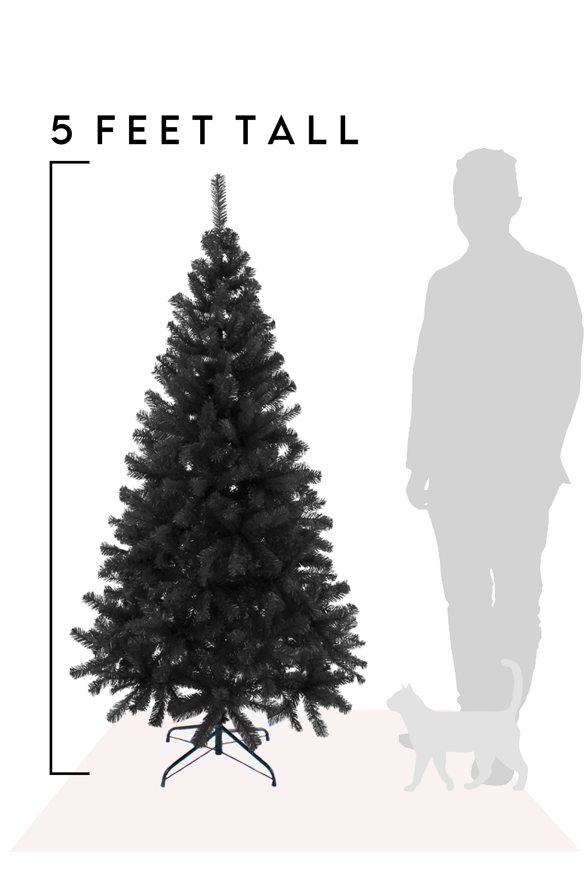 Black Canadian Pine Christmas Tree