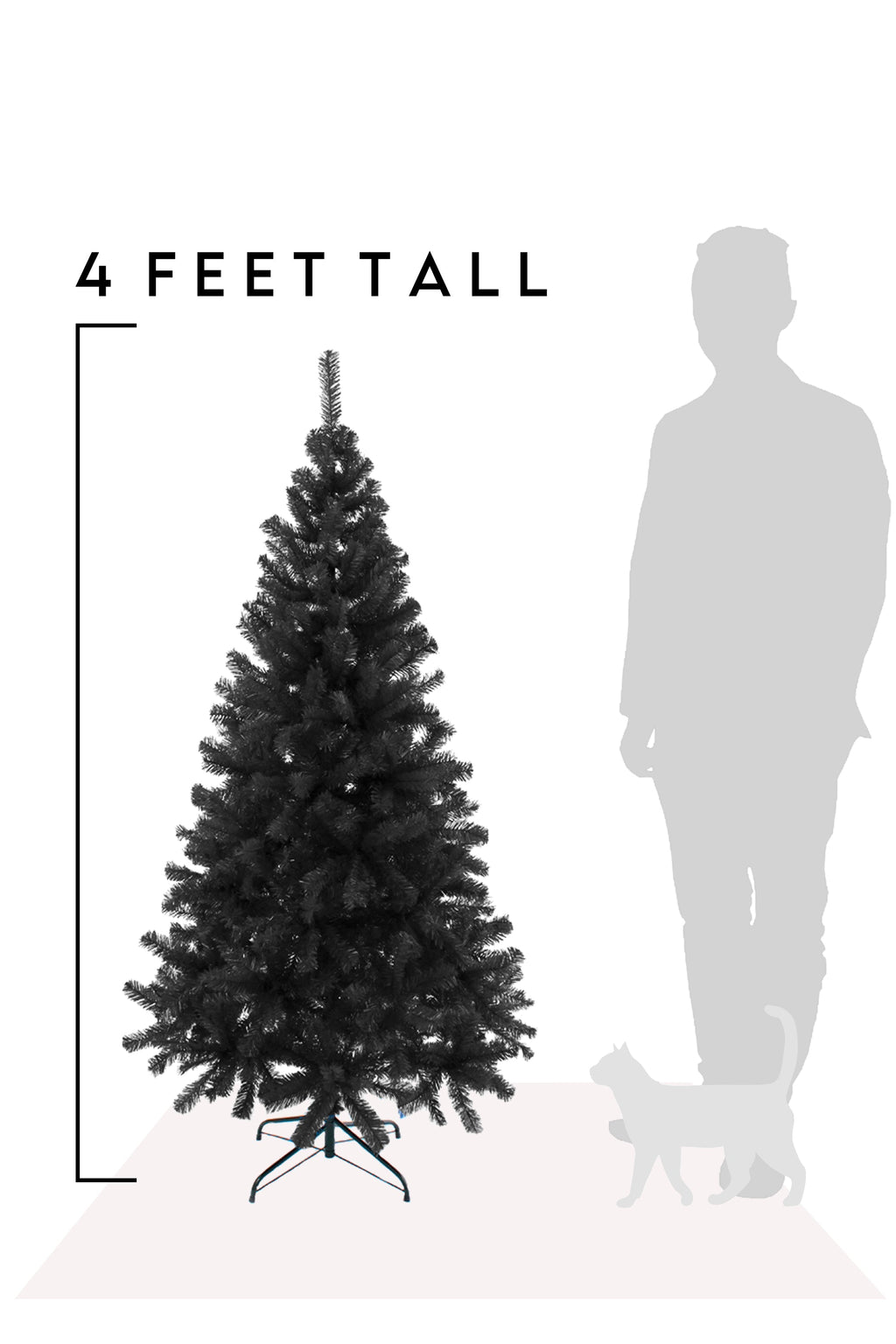 Black Canadian Pine Christmas Tree