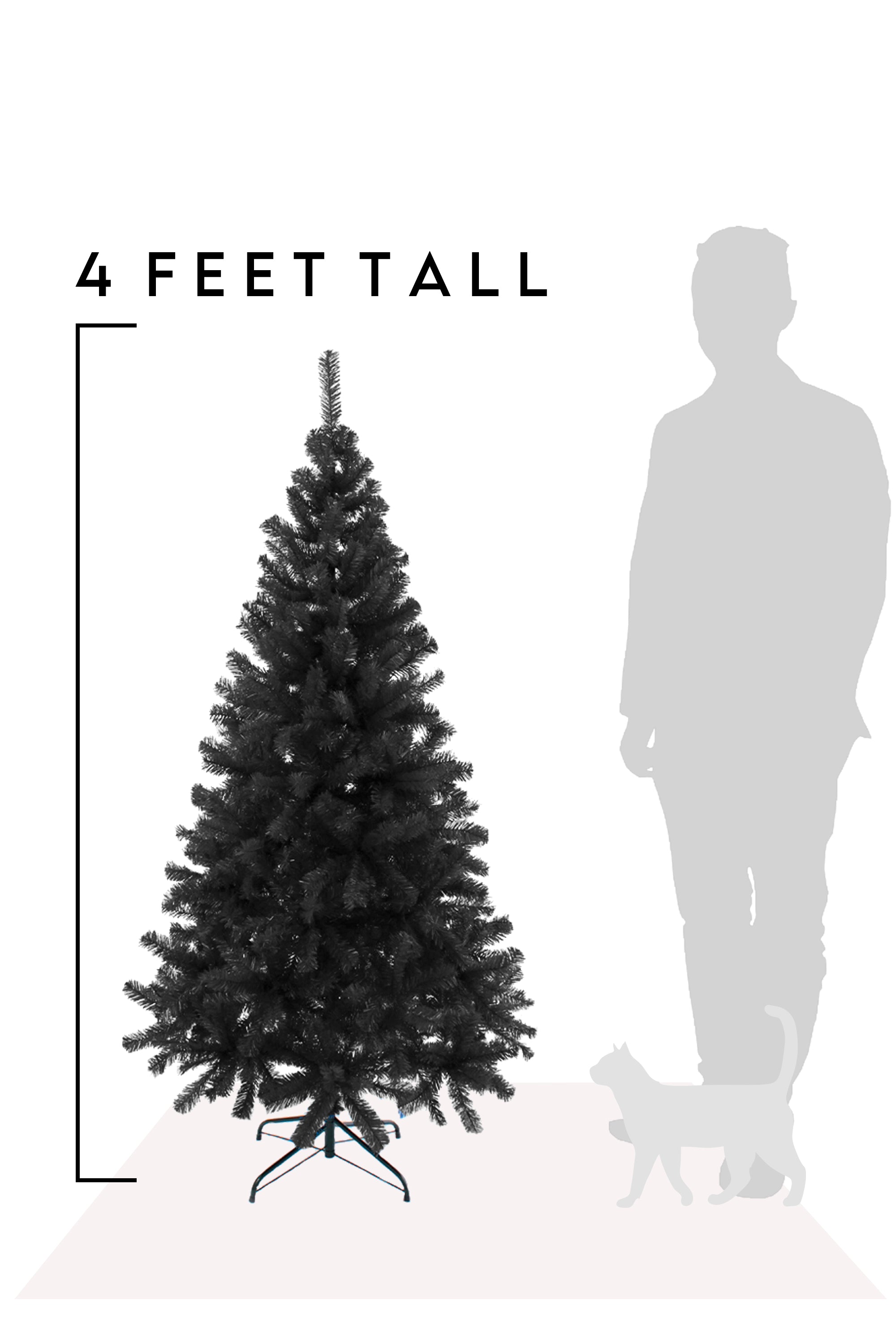 Black Canadian Pine Christmas Tree