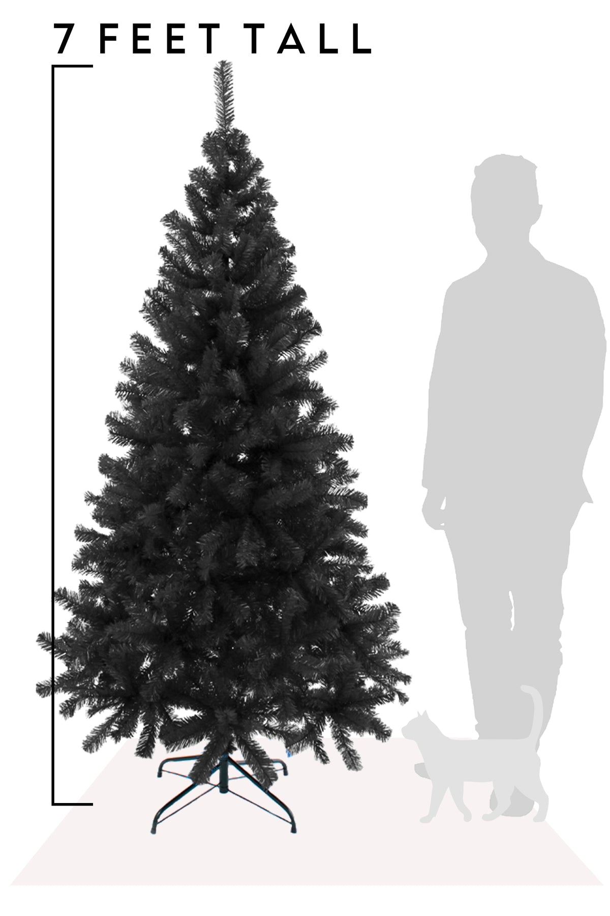 Black Canadian Pine Christmas Tree