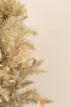 2' Prelit Tabletop Christmas Tree - Champagne