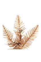 Rose Gold Slim Prelit Christmas Tree with Warm White Lights
