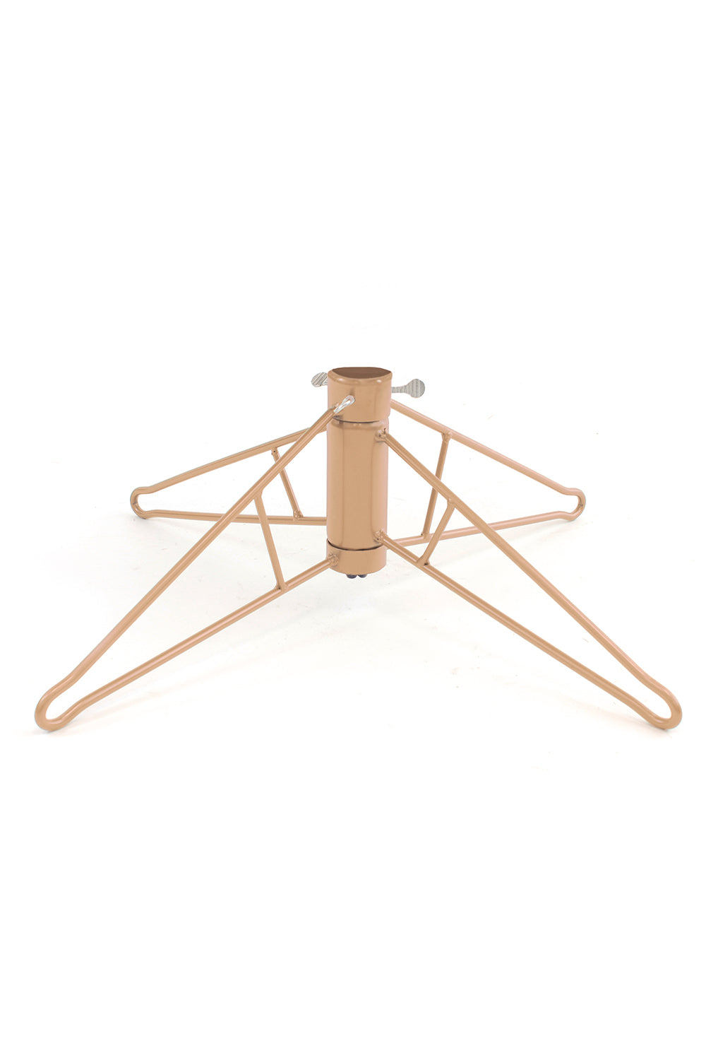 Rose Gold Slim Christmas Tree Unlit with Metal Stand