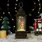 LED Christmas Lanterns Crystal Balls Music Boxes Snowflakes Snowfall Lanterns Christmas and New Year Gifts Hanging Ornaments