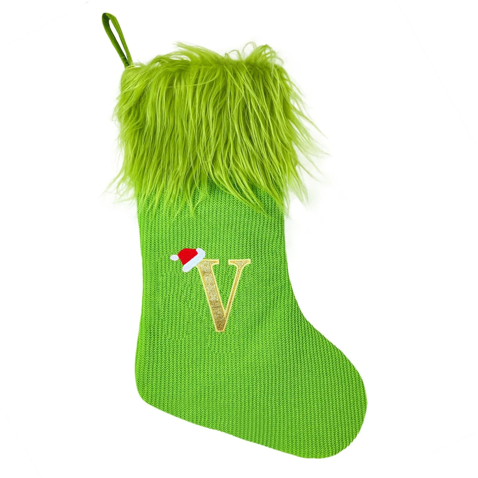 Christmas Decoration Stockings Home Decoration Venue Decoration Christmas Decoration Supplies Large Knitted Alphabet Stockings