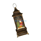 Christmas Decorative Snow Lanterns with LED Light Automatic Snowfall Effect Battery Operated Holiday Homes Decors