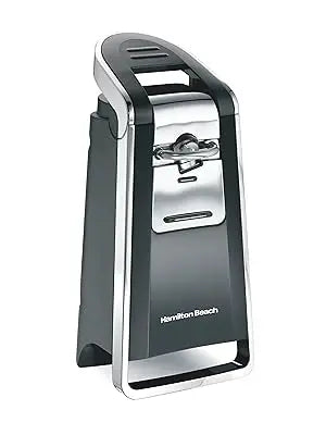 Hamilton Beach Smooth Touch Electric Automatic Can Opener Easy Push Down Lever Eliminates Sharp Edges Opens All Standard-Size