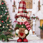 Christmas decorations - Nordic style miniature figurines - Christmas ornaments - Old man snowman doll decorations