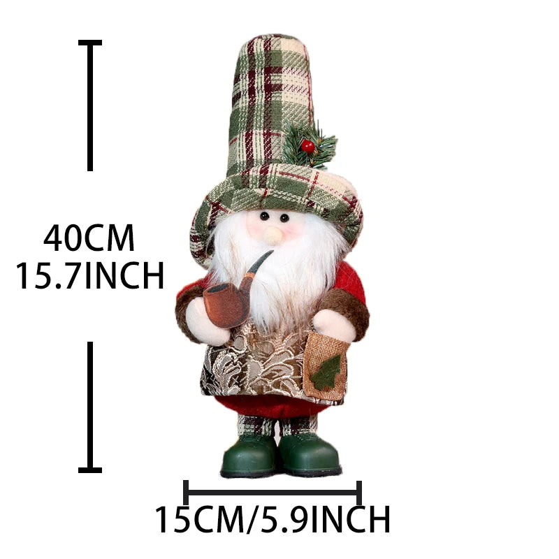 Christmas decorations - Nordic style miniature figurines - Christmas ornaments - Old man snowman doll decorations