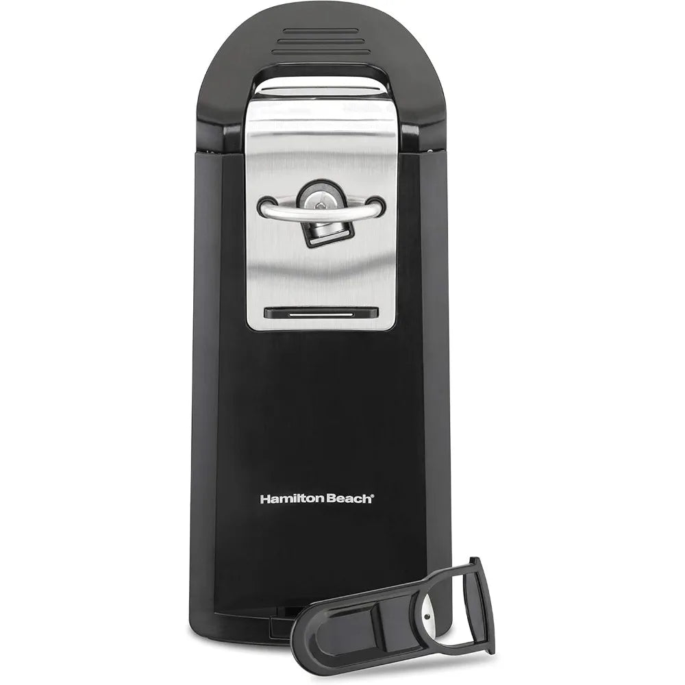 Hamilton Beach Smooth Touch Electric Automatic Can Opener Easy Push Down Lever Eliminates Sharp Edges Opens All Standard-Size