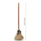 Halloween Floating Witch Broom with Witch Hat Haunted Dancing Moving Prop with Ghost Sounds Terror Atmosphere Home Party Decor