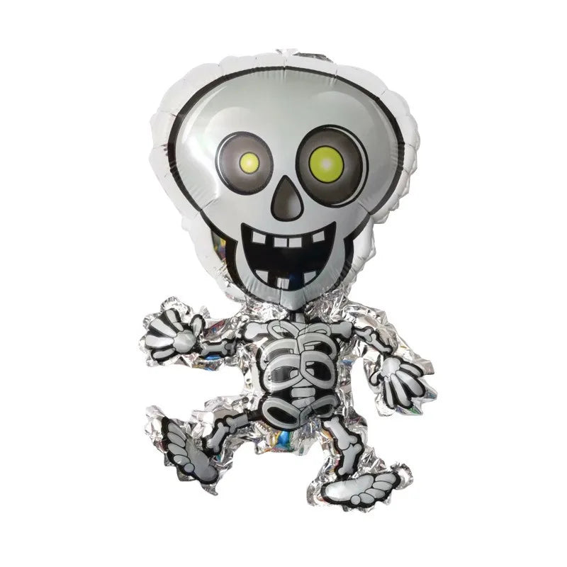 Halloween Pumpkin Ghost Balloons Halloween Decoration Spider Foil Balloon Bat Globos Halloween Party Supplies Inflatable Kid Toy