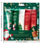 Christmas Hand Cream Set, Contains 3 Styles, Each 30g, Contains Niacinamide, Hyaluronic Acid and Other Ingredients, Moisturizing Texture, Nourishes the Skin, and Has a Light Fragrance Seasonal Maintenance, Christmas-Themed Pa