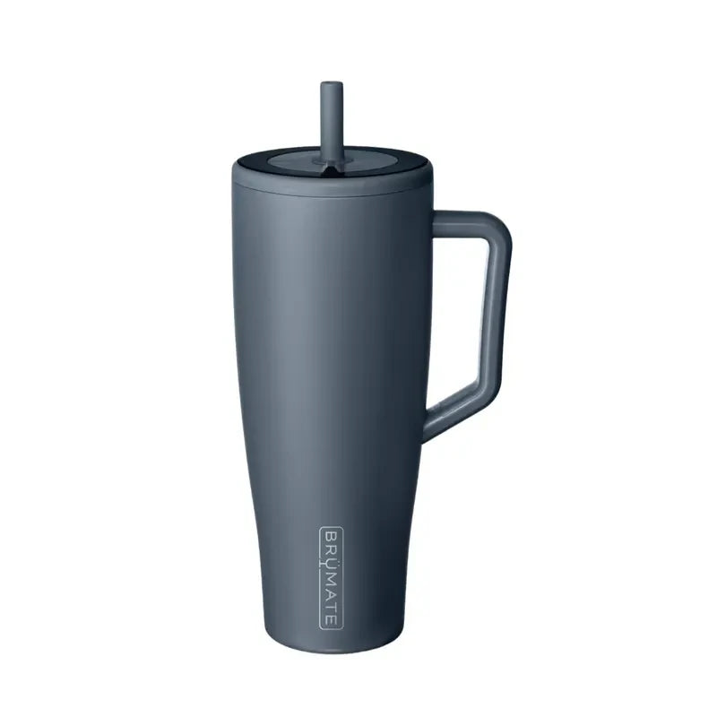 Brümate Era 40 oz Tumbler with Handle and Straw |   100% Leakproof Insulated Water Bottle Tumbler with Lid and Flexible Softsip Straw |   Made of Stainless Steel |   Cup Holder Friendly