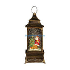 Christmas Decorative Snow Lanterns with LED Light Automatic Snowfall Effect Battery Operated Holiday Homes Decors