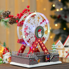 Christmas Shine Ferris Wheel Music Box Desktop Ornament Living Room Bedroom Store Display Window Festive Atmosphere Decoration